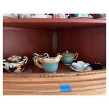 Collection of Vintage and Antique Tea Cups, Saucers, and Creamers