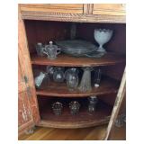 Collection of Clear and White Glassware