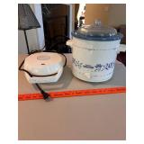 Set of Oster Belgian Waffle Maker and Rival Crock-Pot