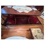 Vintage Oriental Area Rug with Geometric Patterns