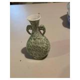 Vintage Ceramic Collection: Swan Bowl, Floral Vases, and Decorative Tile