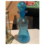 Collection of Decorative Items: Mantel Clock, Plates, and Glassware