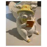 Set of 3 Ceramic Containers: Goose, Pig, and Floral