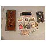 Assorted Collection of Vintage Jewelry Accessories and Decor Pieces