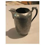 Vintage Andrew E.P.N.S Inc. Pewter Creamer and Stainless Steel Cup