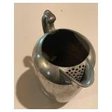 Vintage Andrew E.P.N.S Inc. Pewter Creamer and Stainless Steel Cup