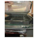 Assorted Baking Dishes and Decorative Plates