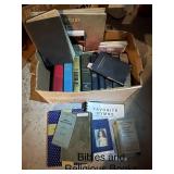 Collection of Vintage and Antique Bibles, Hymnals and Religious Books