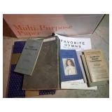 Collection of Vintage and Antique Bibles, Hymnals and Religious Books