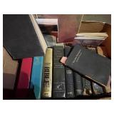 Collection of Vintage and Antique Bibles, Hymnals and Religious Books