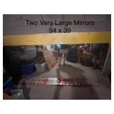 Two Very Large Mirrors with Minor Chip