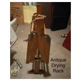 Antique Wooden Folding Washtub Stand