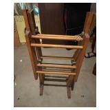 Antique Wooden Folding Washtub Stand