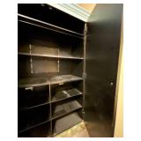 Hand-Painted Armoire with Landscape Design