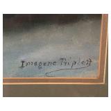 Framed Landscape Pastel Art by Imogene Triplett