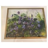 Framed Watercolor Painting 