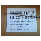 Framed Watercolor Painting 