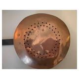 Antique Brass and Copper Bed Warmers / Chestnut Roasters Set