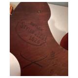 Set of 2 Antique Style Butler Wooden Wall Shelves