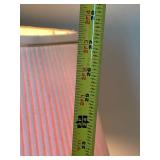 Vintage Brass Table Lamp with Pleated Fabric Shade