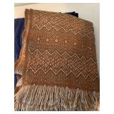 Lot of 4 Assorted Blankets and Fabrics