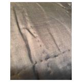 Handmade Patchwork Crazy Quilt with Colorful Embroidery