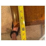 Wooden Nightstand with Two Drawers