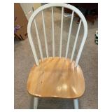Wooden Dining Chair with Spindle Back