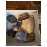 Rock Collection of Decorative and Semi-Precious Stones and Minerals