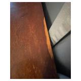 Antique Carved Wooden Chest with Intricate Detailing - Contents not included