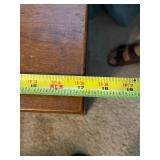 Wooden Nightstand with Drawer and Shelves