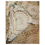 Assorted Vintage Lace Doily and Tablecloth Collection