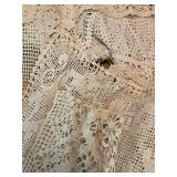 Assorted Vintage Lace Doily and Tablecloth Collection