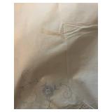 Collection of Unfinished Embroidery Projects with Floral Designs