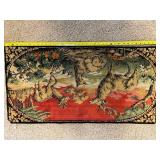 Vintage Made in Italy Tapestry with Deer Scene