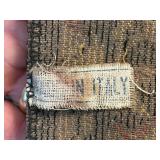 Vintage Made in Italy Tapestry with Deer Scene