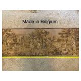 Vintage Belgian Tapestry with Pastoral Scene