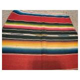 5-Foot Long Striped Mexican Serape Blanket
