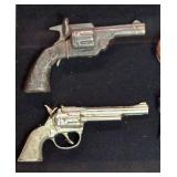 Vintage Toy Cap Gun Collection including a Vintage Toy Hubley Derringer Cap Gun Pistol