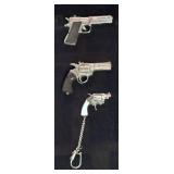 Vintage Toy Cap Gun Collection including a Vintage Toy Hubley Derringer Cap Gun Pistol