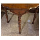 Antique Eastlake Victorian Maple Scalloped Serpentine Parlor Accent Table