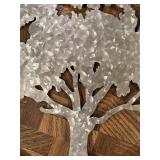 Metal and Wooden Tree of Life Decorative Wall Hanging