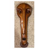 Abstract Stylized Face Decor with Ethnic Details