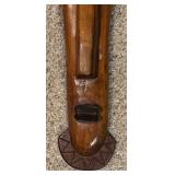 Abstract Stylized Face Decor with Ethnic Details