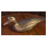 Vintage Brass Duck Figurine