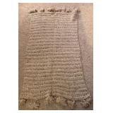 Nice Neutral Vintage Afghan