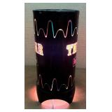 Vintage Cylindrical "The Bar is Open" Lamp