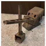 Antique Pressed Steel Toy Crane