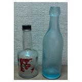 Vintage Glass Bottles and Never-Dull Tin