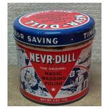 Vintage Glass Bottles and Never-Dull Tin